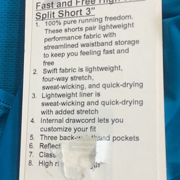 Lululemon Fast and Free Shorts - Picture 7 of 10